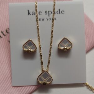 Kaye Spade So Spade Mini Earrings And Necklace Set